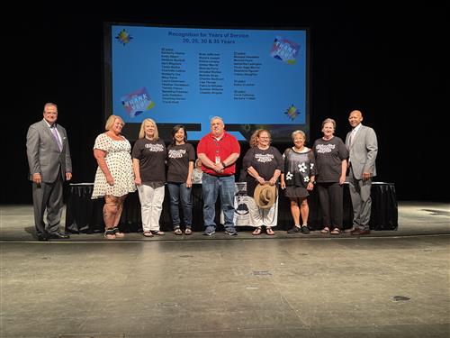 Institute Day recognition of employees with 25 years of service